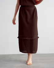 Load image into Gallery viewer, openwork fringe skirt
