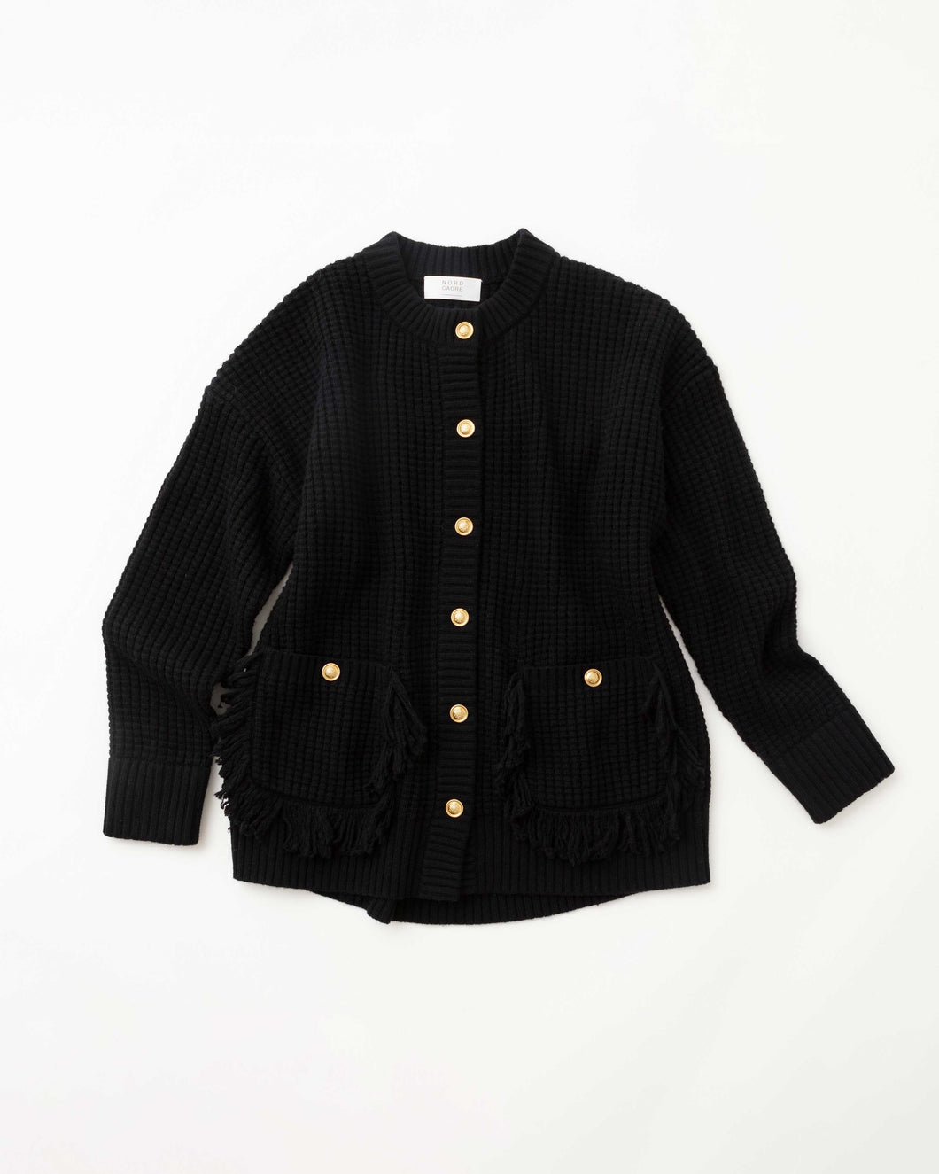 Fringe knit jacket