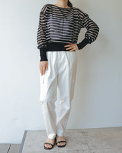 Load image into Gallery viewer, 2WAY sheer knit pullover
