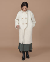 Load image into Gallery viewer, Diamond pattern JQ knit coat
