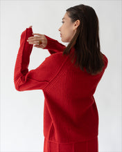 Load image into Gallery viewer, ELBOW PATCH KNIT PULLOVER
