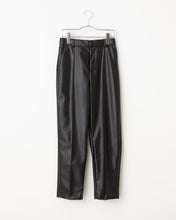 Load image into Gallery viewer, Back slit eco-leather pants
