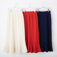 Load image into Gallery viewer, flared knit skirt
