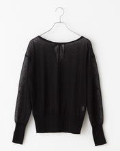 Load image into Gallery viewer, 2WAY sheer knit pullover
